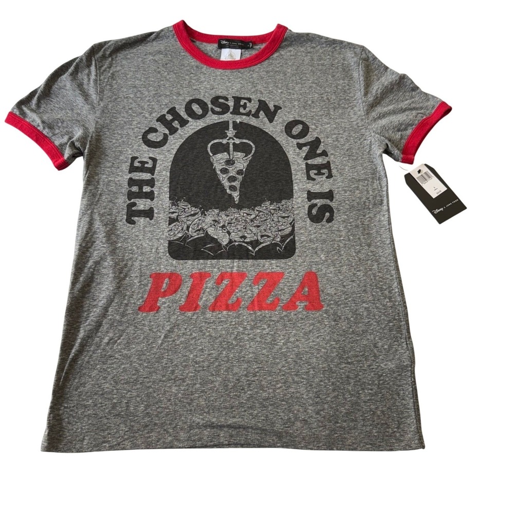 Disney x Junk Food Mens Small Toy Story The Chosen Ones Pizza  Graphic T Shirt